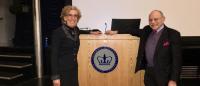 Naidorf Lecture Speaker Dr. Elain Fuchs with Dr. Michael Gershon Naidorf Lecture Speaker Dr. Elain Fuchs with Dr. Michael Gershon